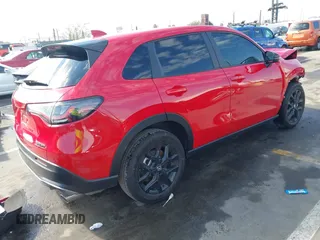 2024 Honda HR-V Sport with VIN 3CZRZ1H5XRM756913, listed as a IAAI auction lot 41601779 with 1 mi miles. Bid and sale history available at carsss.com. Image 4.