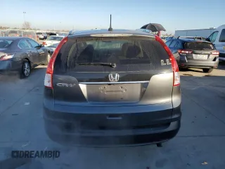 2012 Honda CR-V EX-L with VIN 2HKRM3H76CH505160, listed as a Copart auction lot 42185375 with 60,762 mi miles and Salvage Title. Bid and sale history available at carsss.com. Image 6.