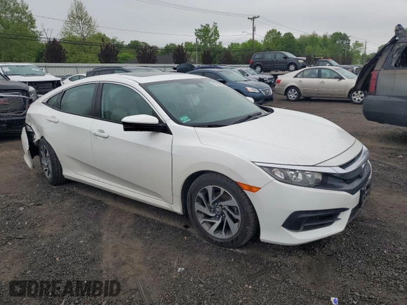 2016 Honda Civic EX with VIN 19XFC2F75GE246433, listed as a Copart auction lot 56512835 with 98,560 mi miles and Salvage Title. Bid and sale history available at DreamBid. Image 4.