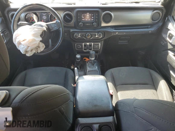 2020 Jeep Wrangler Unlimited Sport S with VIN 1C4HJXDN0LW115231, listed as a Copart auction lot 53436115 with 64,307 mi miles and Salvage title. Bid and sale history available at DreamBid. Image 8.