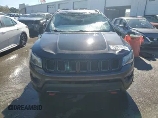2021 Jeep Compass Trailhawk with VIN 3C4NJDDB3MT564983, listed as a Copart auction lot 76310514 with 77,585 mi miles and Non repairable. Bid and sale history available at DreamBid. Image 5.