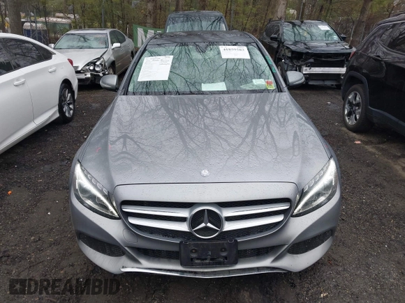 2015 Mercedes-Benz C-Class C 300 Luxury with VIN 55SWF4KB4FU020761, listed as a IAAI auction lot 41859583 with 112,885 mi miles. Bid and sale history available at carsss.com. Image 12.