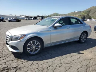 2015 Mercedes-Benz C-Class C 300 with VIN 55SWF4JB5FU049316, listed as a Copart auction lot 52254135 with 61,545 mi miles and Clean Title. Bid and sale history available at carsss.com. Image 1.