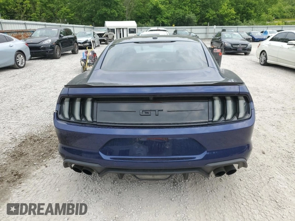 2020 Ford Mustang GT with VIN 1FA6P8CFXL5114668, listed as a Copart auction lot 58027235 with 11,792 mi miles and Salvage title. Bid and sale history available at DreamBid. Image 6.