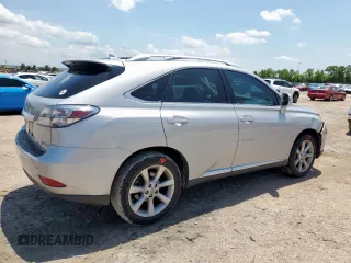 2010 Lexus RX 350 z VIN 2T2ZK1BA9AC033899, wystawiony jako Copart lot #60097375 z przebiegiem 58 397 mil mil oraz Szkoda całkowita • Salvage title. Historia ofert i sprzedaży dostępna na DreamBid. Obrazek 3.