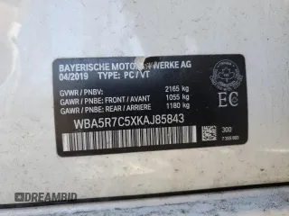 2019 BMW 3 Series 330i xDrive with VIN WBA5R7C5XKAJ85843, listed as a Copart auction lot 50716225 with Not Provided miles and Salvage Title. Bid and sale history available at carsss.com. Image 13.