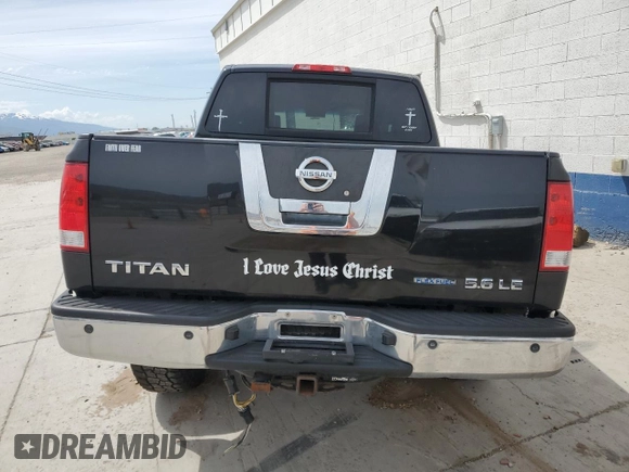 2009 Nissan Titan LE with VIN 1N6BA07C59N314908, listed as a Copart auction lot 58849325 with Not provided miles and Salvage title. Bid and sale history available at DreamBid. Image 6.