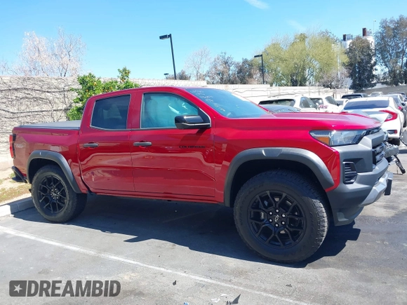 2023 Chevrolet Colorado 4WD Trail Boss with VIN 1GCPTEEK7P1185939, listed as a IAAI auction lot 41884598 with 3,476 mi miles. Bid and sale history available at carsss.com. Image 14.