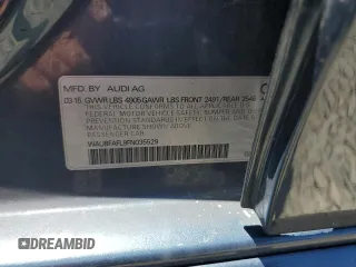 2015 Audi A4 Premium z VIN WAUBFAFL9FN035529, wystawiony jako Copart lot #56427885 z przebiegiem 73 288 mil mil oraz Szkoda całkowita • Salvage title. Historia ofert i sprzedaży dostępna na DreamBid. Obrazek 13.