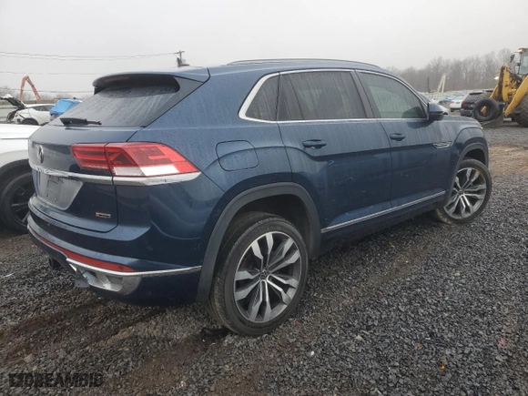 2021 Volkswagen Atlas Cross Sport 3.6L V6 SEL with VIN 1V2SE2CA1MC205081, listed as a Copart auction lot 48552105 with 81,044 mi miles and Salvage Title. Bid and sale history available at carsss.com. Image 3.