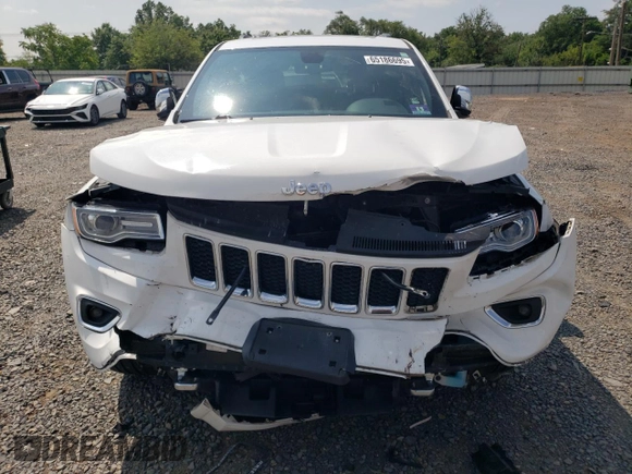 2015 Jeep Grand Cherokee Overland with VIN 1C4RJFCG6FC797653, listed as a Copart auction lot 65186695 with Not provided miles and Salvage title. Bid and sale history available at DreamBid. Image 5.