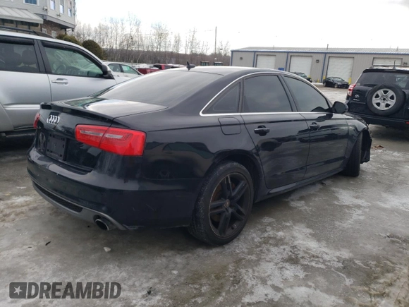 2012 Audi A6 Premium Plus with VIN WAUBGAFC0CN003769, listed as a Copart auction lot 45745935 with 194,353 mi miles and Non repairable. Bid and sale history available at DreamBid. Image 3.