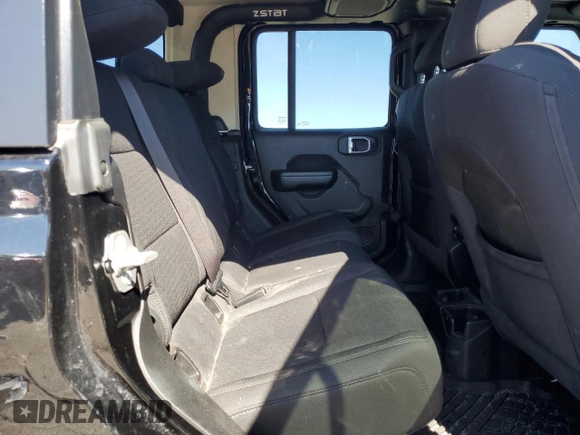 2021 Jeep Gladiator Sport S with VIN 1C6JJTAG5ML606050, listed as a Copart auction lot 45221215 with 43,529 mi miles and Salvage title. Bid and sale history available at DreamBid. Image 10.