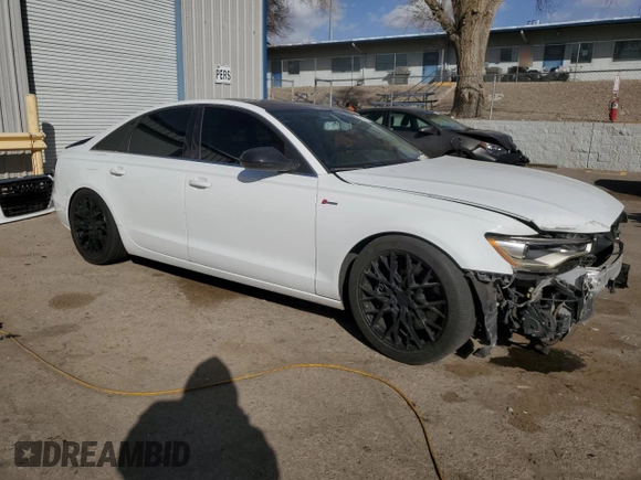 2012 Audi A6 3.0T Premium Plus with VIN WAUGGAFC3CN035282, listed as a Copart auction lot 47581675 with 126,733 mi miles and Salvage Title. Bid and sale history available at carsss.com. Image 4.