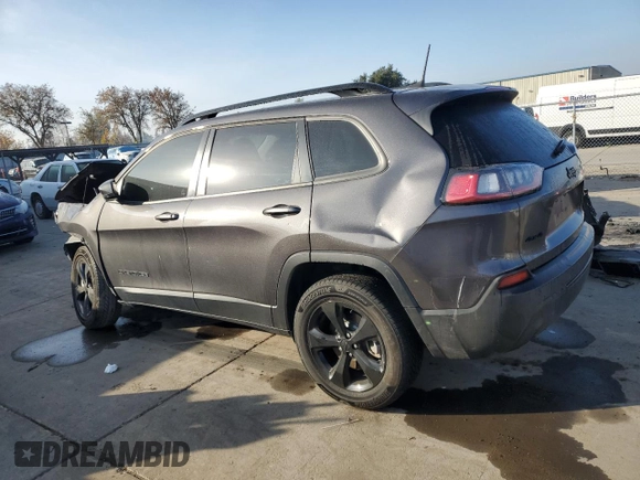 2021 Jeep Cherokee Altitude with VIN 1C4PJMLB3MD142258, listed as a Copart auction lot 84544974 with Not provided miles and Salvage title. Bid and sale history available at DreamBid. Image 2.