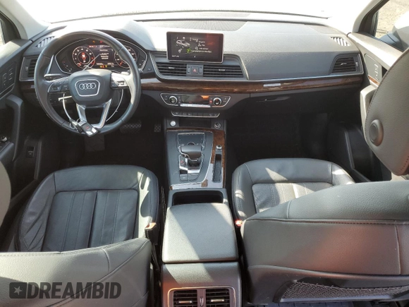 2018 Audi Q5 Premium with VIN WA1ANAFY9J2015010, listed as a Copart auction lot 52415665 with 103,420 mi miles and Salvage Title. Bid and sale history available at carsss.com. Image 8.