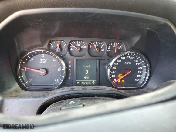 2018 Chevrolet Silverado 1500 Custom with VIN 3GCUKPEC4JG349182, listed as a Copart auction lot 44339805 with 83,010 mi miles and Salvage Title. Bid and sale history available at carsss.com. Image 9.