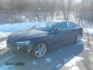 2021 Audi A5 Sportback S line Premium Plus with VIN WAUFACF5XMA040742, listed as a IAAI auction lot 41432804 with 33,358 mi miles and . Bid and sale history available at DreamBid. Image 2.