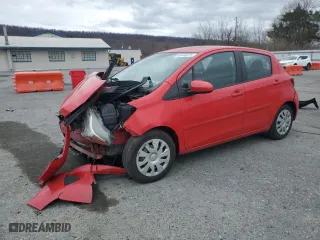 2015 Toyota Yaris L with VIN VNKKTUD36FA017486, listed as a Copart auction lot 49446475 with NaN miles and Salvage Title. Bid and sale history available at carsss.com. Image 1.