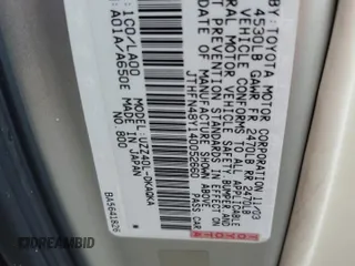 2004 Lexus SC with VIN JTHFN48Y140052660, listed as a Copart auction lot 74563184 with Not Provided miles and Salvage Title. Bid and sale history available at carsss.com. Image 13.
