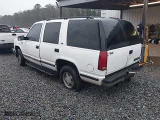 1999 Chevrolet Tahoe with VIN 1GNEC13RXXR101766, listed as a IAAI auction lot 41393447 with 387,448 mi miles. Bid and sale history available at carsss.com. Image 3.