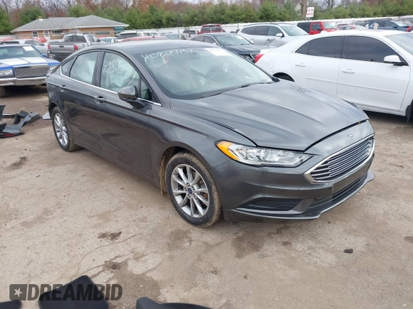 2017 Ford Fusion S with VIN 3FA6P0G78HR162713, listed as a IAAI auction lot 40820457 with 86,602 mi miles. Bid and sale history available at carsss.com. Image 1.