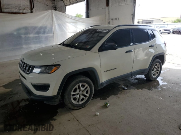 2018 Jeep Compass Sport с VIN 3C4NJDAB8JT239519, выставлен на аукционе Copart как лот 57216835 с пробегом 136 787 миль миль и Списание • Salvage title. История ставок и продаж доступна на DreamBid. Изображение 1.