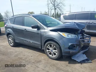2017 Ford Escape SE z VIN 1FMCU0GD0HUE06774, wystawiony jako IAAI lot #42135955 z przebiegiem 141 807 mil mil oraz . Historia ofert i sprzedaży dostępna na DreamBid. Obrazek 1.