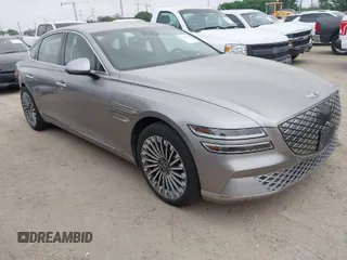 2023 Genesis G80 with VIN KMTGE4S14PU006305, listed as a IAAI auction lot 41942031 with 19,777 mi miles and . Bid and sale history available at carsss.com. Image 1.