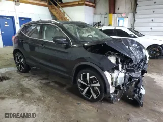 2021 Nissan Rogue Sport SL with VIN JN1BJ1CW4MW450283, listed as a Copart auction lot 84593824 with 28,420 mi miles and Salvage Title. Bid and sale history available at carsss.com. Image 4.