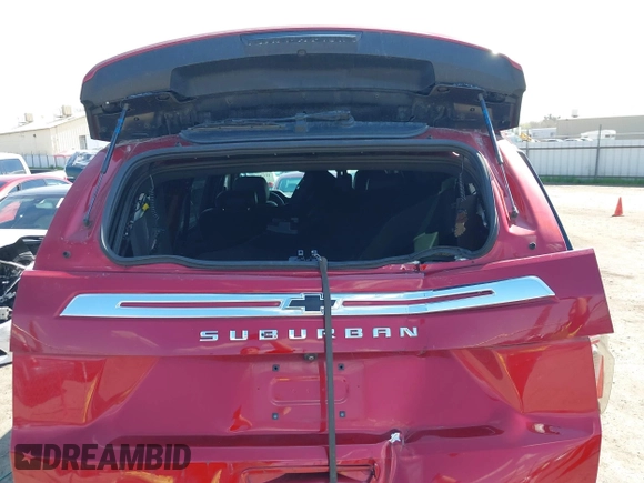 2023 Chevrolet Suburban LS with VIN 1GNSCBKD9PR350882, listed as a IAAI auction lot 41679881 with 78,109 mi miles and . Bid and sale history available at DreamBid. Image 18.