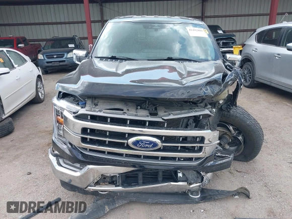 2023 Ford F-150 XL with VIN 1FTFW1E80PKF94617, listed as a IAAI auction lot 42492881 with 27,970 mi miles and . Bid and sale history available at DreamBid. Image 12.