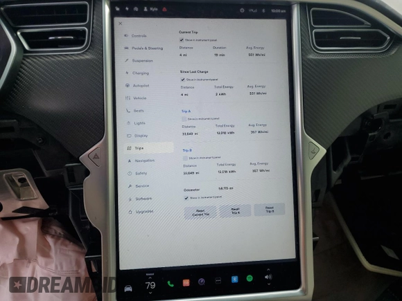 2017 Tesla Model X 90D z VIN 5YJXCBE2XHF078598, wystawiony jako Copart lot #46751395 z przebiegiem 58 115 mil mil oraz Szkody całkowita. Historia ofert i sprzedaży dostępna na DreamBid. Obrazek 9.