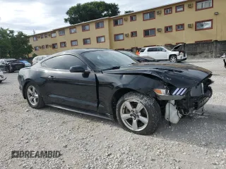 2017 Ford Mustang V6 with VIN 1FA6P8AM9H5286179, listed as a Copart auction lot 64785145 with 99,514 mi miles and Salvage title. Bid and sale history available at DreamBid. Image 4.