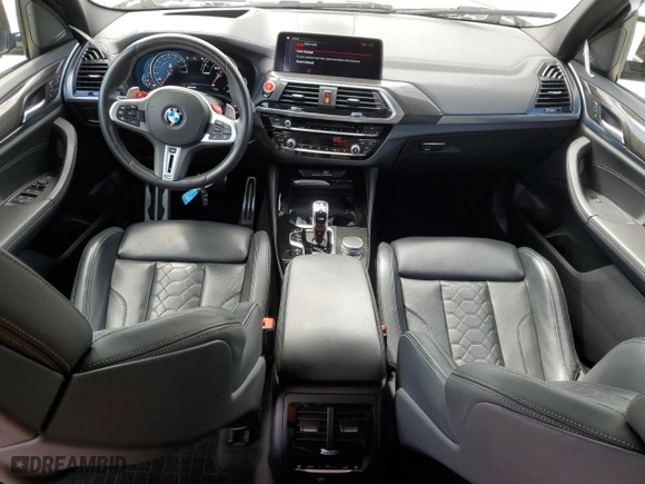 2020 BMW X3 M Competition with VIN 5YMTS0C0XLLA58035, listed as a Copart auction lot 42743124 with 47,680 mi miles. Bid and sale history available at carsss.com. Image 8.
