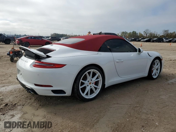 2017 Porsche 911 Carrera with VIN WP0CA2A92HS141493, listed as a Copart auction lot 84995714 with Not Provided miles and Non Repairable. Bid and sale history available at DreamBid. Image 3.
