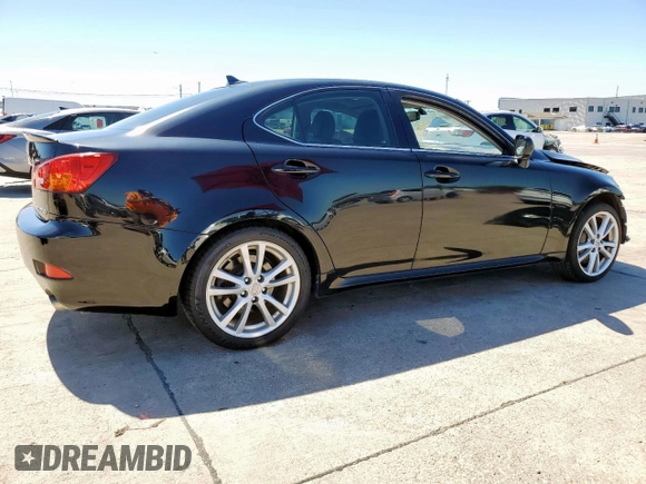 2007 Lexus IS 350 with VIN JTHBE262972009629, listed as a Copart auction lot 57758295 with 155,577 mi miles and Clean title. Bid and sale history available at DreamBid. Image 3.