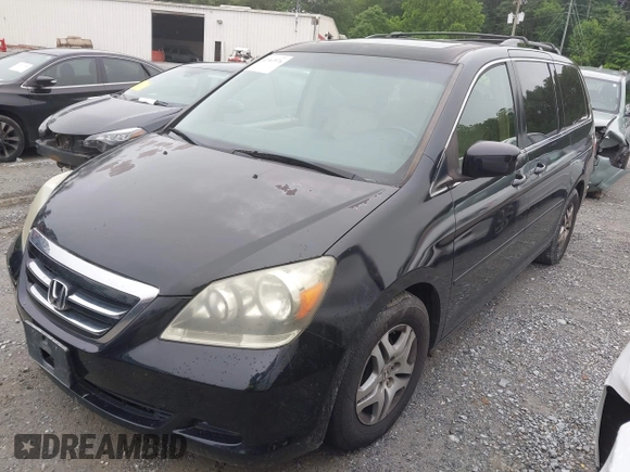 2006 Honda Odyssey EX-L z VIN 5FNRL38746B083881, wystawiony jako IAAI lot #42363976 z przebiegiem 252 746 mil mil oraz . Historia ofert i sprzedaży dostępna na DreamBid. Obrazek 2.