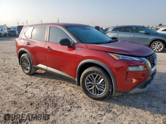 2023 Nissan Rogue S with VIN 5N1BT3AA5PC913771, listed as a Copart auction lot 59110385 with 34,559 mi miles and Salvage title. Bid and sale history available at DreamBid. Image 4.