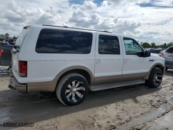 2005 Ford Excursion Eddie Bauer with VIN 1FMNU44L25ED41086, listed as a Copart auction lot 69583364 with NaN miles and Clean Title. Bid and sale history available at carsss.com. Image 3.