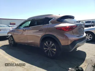 2017 Infiniti QX30 Luxury with VIN SJKCH5CR6HA027820, listed as a Copart auction lot 68570184 with 0 mi miles and Salvage Title. Bid and sale history available at carsss.com. Image 2.