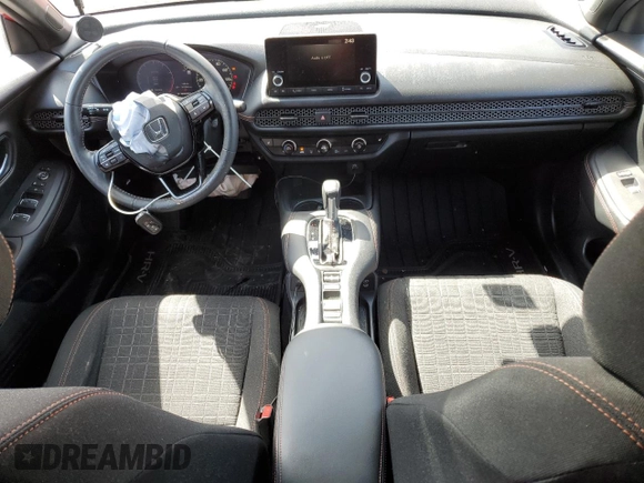 2024 Honda HR-V Sport with VIN 3CZRZ2H59RM763213, listed as a Copart auction lot 52388375 with 65,860 mi miles and Salvage title. Bid and sale history available at DreamBid. Image 8.