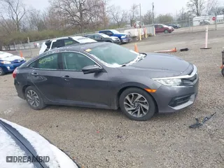 2018 Honda Civic Sedan EX with VIN 19XFC2F74JE027552, listed as a IAAI auction lot 41951053 with 107,319 mi miles. Bid and sale history available at carsss.com. Image 14.