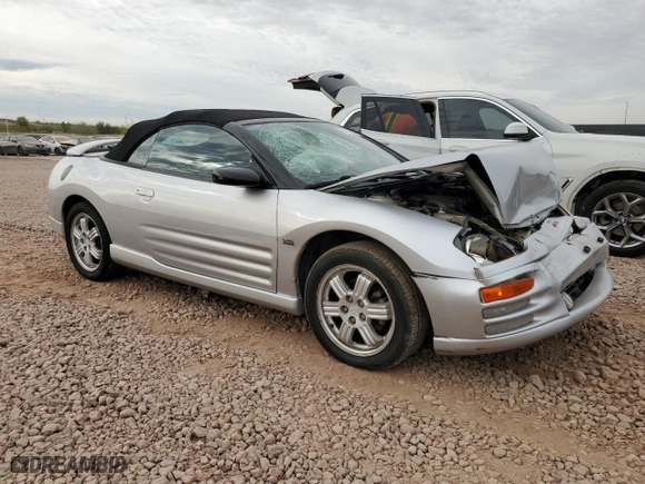 2001 Mitsubishi Eclipse GT with VIN 4A3AE85H21E013398, listed as a Copart auction lot 82793504 with 85,716 mi miles and Salvage Title. Bid and sale history available at carsss.com. Image 4.