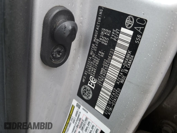 2009 Toyota Matrix S z VIN 2T1KE40E59C006733, wystawiony jako Copart lot #55076015 z przebiegiem 209 724 mil mil oraz Szkoda całkowita • Salvage title. Historia ofert i sprzedaży dostępna na DreamBid. Obrazek 13.