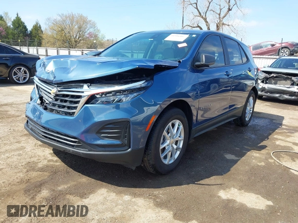 2024 Chevrolet Equinox LS with VIN 3GNAXHEG7RL221848, listed as a IAAI auction lot 41916003 with 10,249 mi miles and . Bid and sale history available at DreamBid. Image 17.