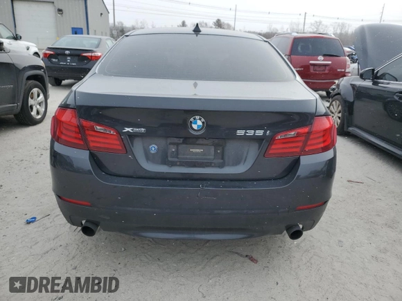 2013 BMW 5 Series 535i xDrive with VIN WBAFU7C56DDU74660, listed as a Copart auction lot 87913445 with 154,244 mi miles and Clean Title. Bid and sale history available at carsss.com. Image 6.