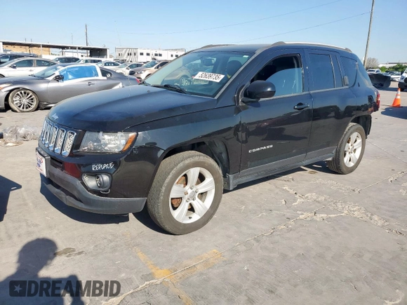 2015 Jeep Compass High Altitude Edition with VIN 1C4NJDEB2FD408957, listed as a Copart auction lot 52639735 with 129,767 mi miles and Salvage Title. Bid and sale history available at carsss.com. Image 1.