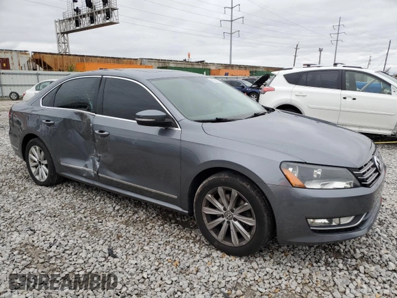 2013 Volkswagen Passat SEL Premium with VIN 1VWCH7A32DC058118, listed as a Copart auction lot 80256304 with 158,667 mi miles and Salvage Title. Bid and sale history available at carsss.com. Image 4.