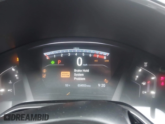 2020 Honda CR-V EX-L with VIN 2HKRW2H85LH679296, listed as a IAAI auction lot 42313562 with 34,553 mi miles and . Bid and sale history available at DreamBid. Image 7.